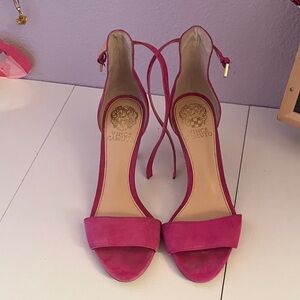 Hot pink heels